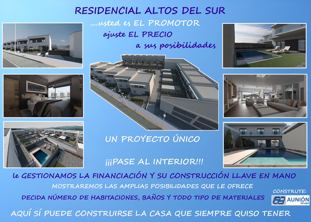 #OpieGraphicAnuncia RESIDENCIAL ALTOS DEL SUR con <a href="/AUNIONGrupo/">AUNION Grupo</a> y lo mejor de <a href="/Porcelanosa_es/">Porcelanosa</a>