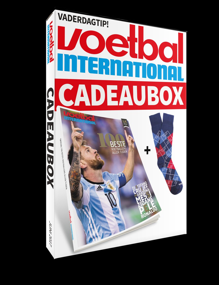 TomUit's tweet photo. En deze prachtige special ligt nu mét fijne @COPAfootball sokken in de winkel voor €10! Maak vader blij met deze unieke #Vaderdag #Cadeaubox https://t.co/dQ1DgYt6EE