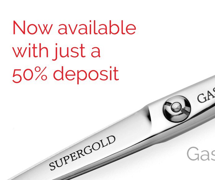 GaspScissorsInt's tweet image. NOW AVAILABLE 

with just a 50% deposit 

Gaspscissors.co.uk 

#hairdressing #stylist