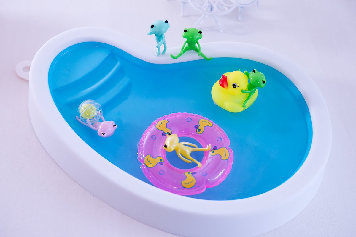 いお プール開き フォーチュンワンダ バードバス フライングタイガー プール