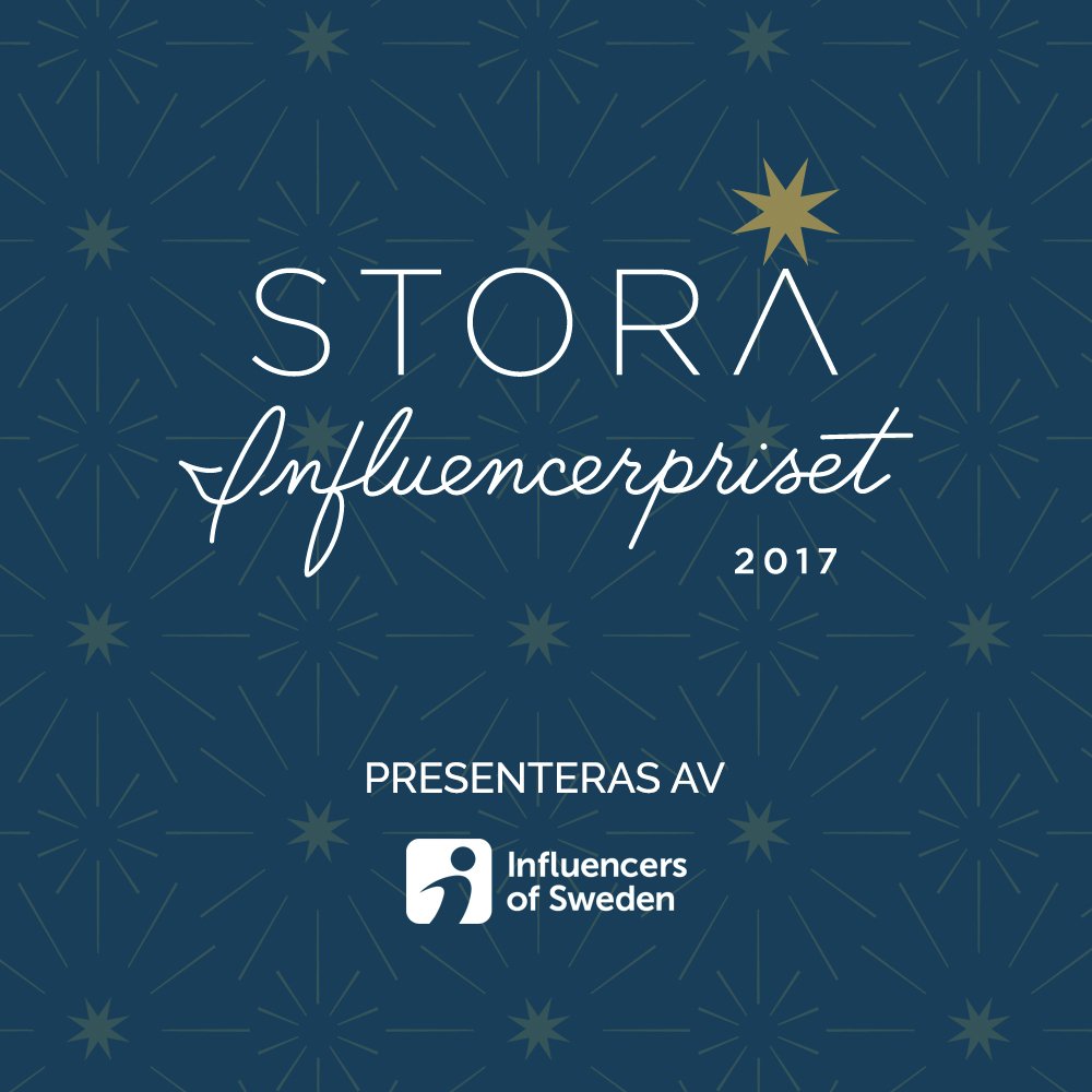 influencersse's tweet photo. Branschorganisationen Influencers of Sweden skapar nytt branschpris för social media influencers. https://t.co/e0Q9mgVFFe https://t.co/9SdKm9fnJf