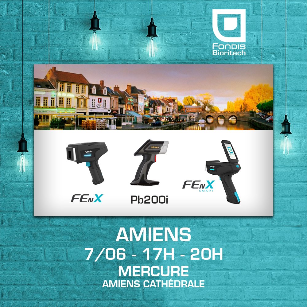 PhysitekDevices's tweet photo. Testez les #analyseurs de #plomb dans la #peinture aujourd'hui de 17h à 20h au Mercure Cathédrale Amiens #Pb200i #FEnX #FEnXSmart ! https://t.co/JCTDuBhsYl