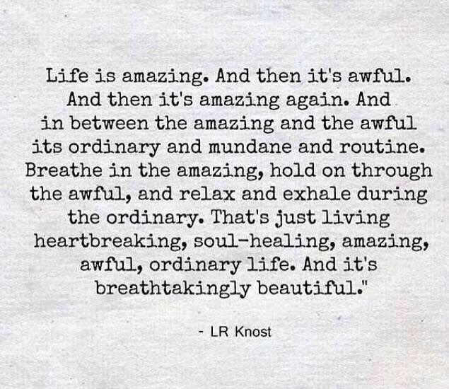 TheLarryBanda's tweet photo. For anyone who goes through even short periods of anxiety or depression, this is pretty much it. Hold on. Life is amazing. https://t.co/bHekudZO0x