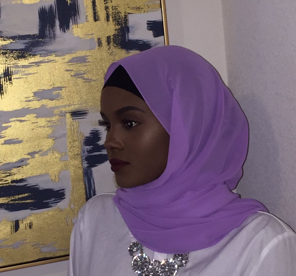 amara_line's tweet photo. Melanin, AMARA hijab and poppin' highlight! Name a better trio, we'll wait. 💜 pre-order at https://t.co/4v4FqSQgRC https://t.co/CydbuG7W0I