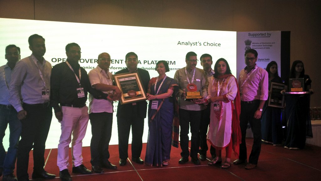 DataPortalIndia's tweet photo. #OGDIndia wins the 41 Gems of #DigitalIndia Awards @nicdeity #MaxGov #MaxGovernance @GoI_MeitY @PIB_India https://t.co/o4yB2rARDF
