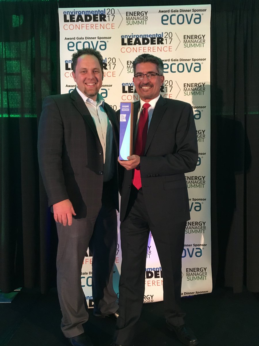 ericldominguez's tweet photo. @CaesarsEnt proudly accepts its 3rd @ELDaily envir.leader award tonight for “Project of the Year” for our retro-commissioning work ELCON#17 https://t.co/Z2oLqkYOCO