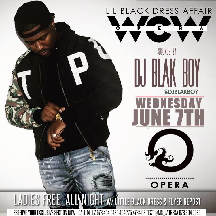 DJBlakBoy's tweet photo. Come party with me tomorrow at Opera for #OperaWCW! I'm spinnin LIVE on the 1s and 2s! https://t.co/sf4mtWTPje