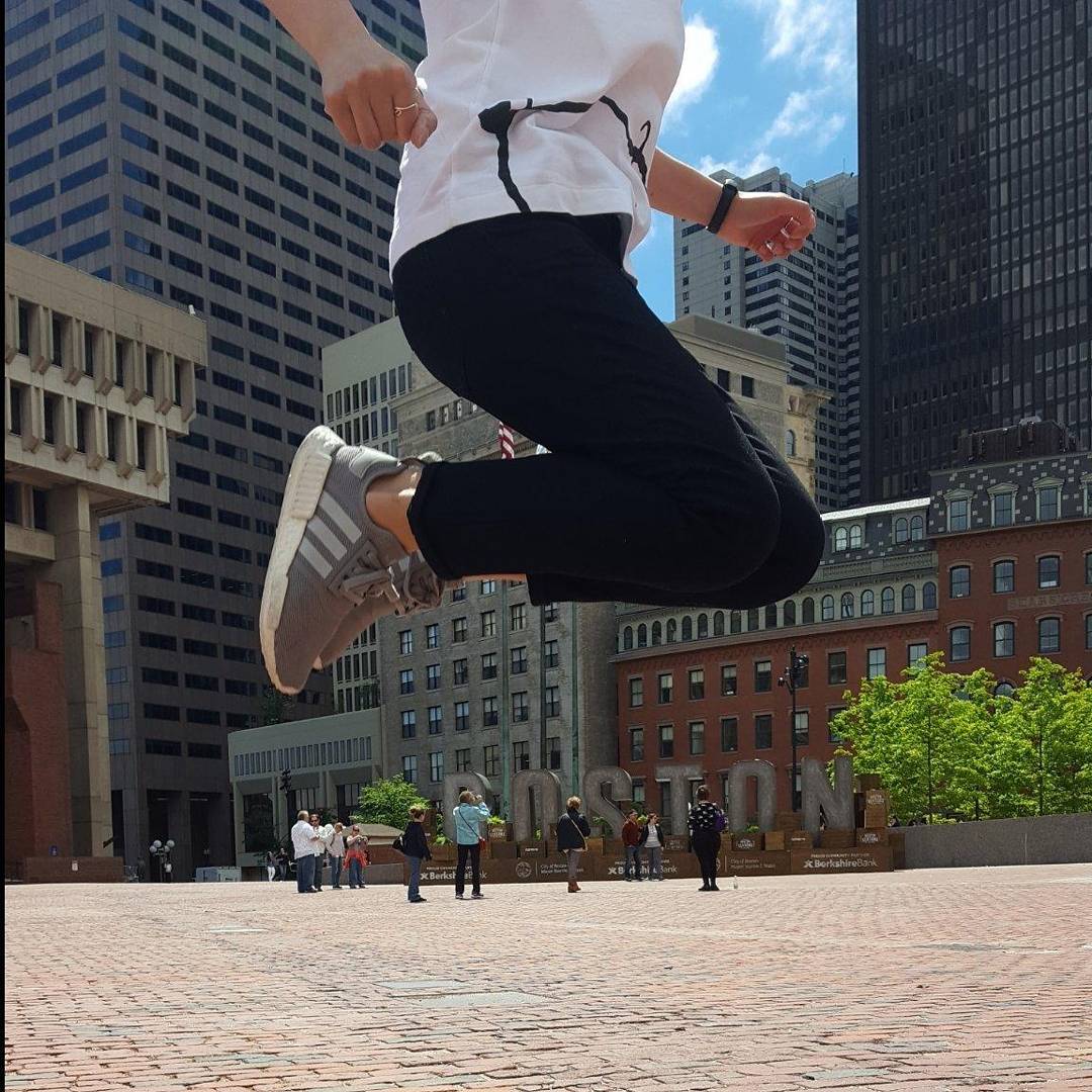 spiffymiffy's tweet photo. Gotta admit these are one of the best traveling shoes I've had - perfect for the shot & TSA. Thanks @adidasUS & @maylimbo ! #missingboston https://t.co/hLQJxXgrDR