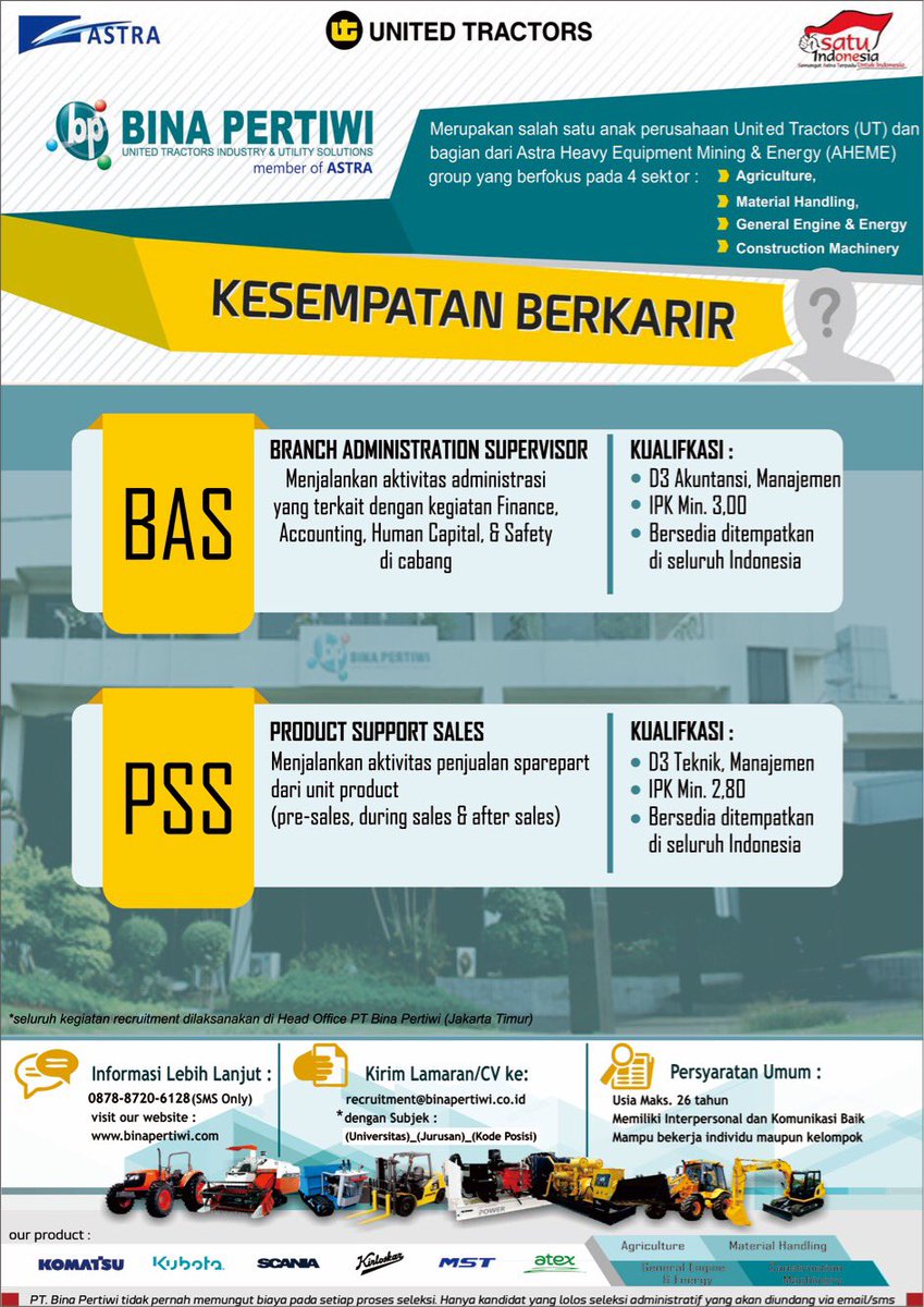 Bina Pertiwi Career tweet media