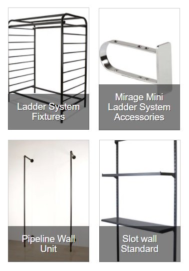 Store Fixtures and Wall Systems - idealdisplays.com/store/c25/Stor…