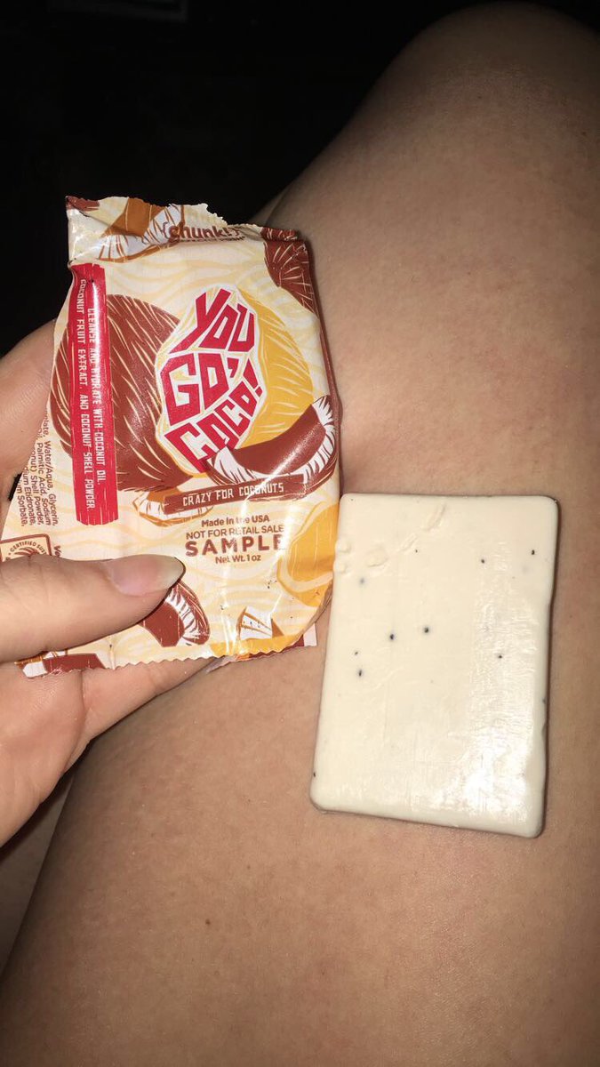 Jennah_Lou's tweet photo. My fat ass thought this was coconut chocolate...... πππ I am so mad at myself #itssoap https://t.co/d9dwa7jflU