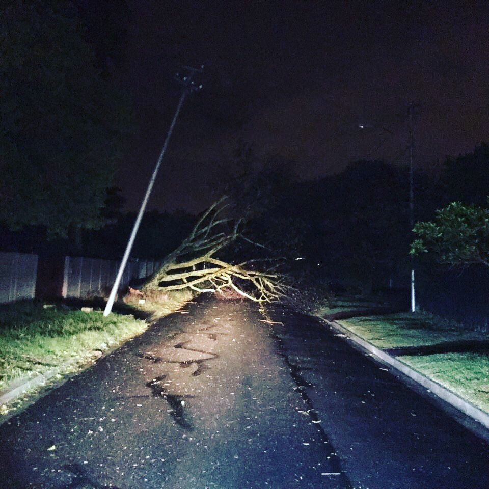 Electricity off my side (Sybrand Park) #capestorm - how's everyone else?! Be safe