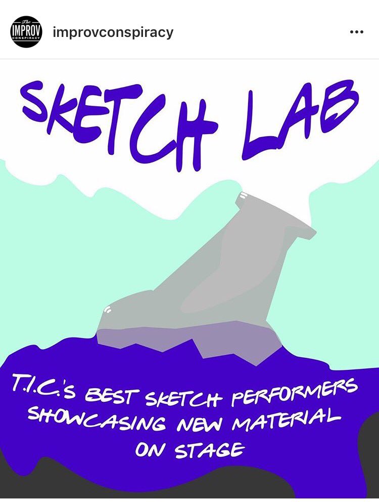 PlentyFishwick's tweet photo. Debuting a brand new sketch in Melbourne this Friday night. @TICImprov. 7pm. $5. #MelbourneToDo #FridayNightFun #FiveBuckFriday. #Weekend. https://t.co/BEPC2duYce