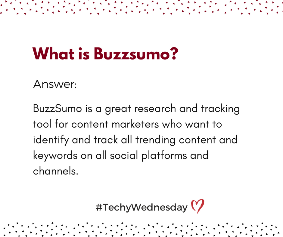 IDoDigitalCo's tweet photo. Buzzsumo is is particularly helpful if you’re searching for topics that you can post on your blog, FB, and other social media platforms. https://t.co/2heUggPNfV