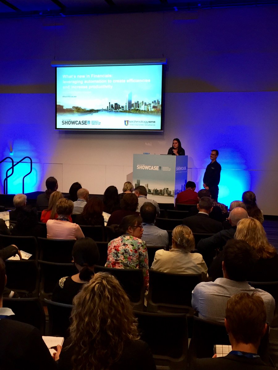TechnologyOne's tweet photo. Rita Benjamin on what's new @Technologyone Financials: leveraging #automation to create efficiencies & increase #Productivity #tech1showcase https://t.co/cOFnmnG3gS