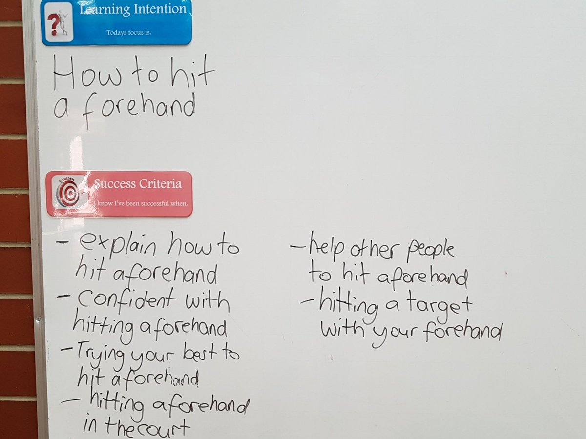 mimbourke's tweet image. Yr 3/4 #PhysEd #LearningIntention S&apos;s worked out own #SuccessCriteria #VisibleLearning