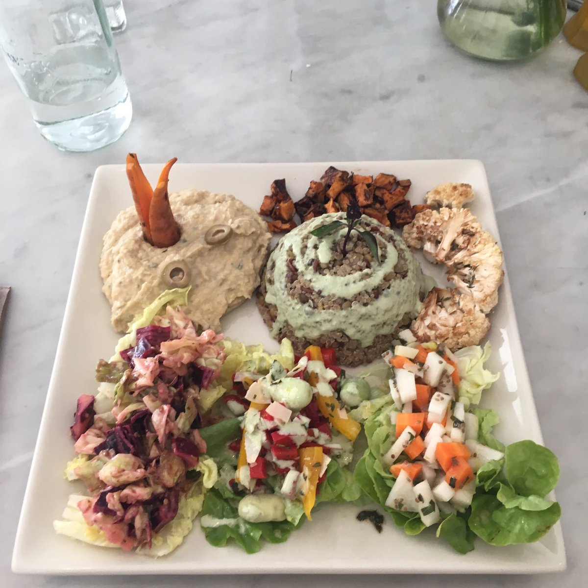 Vegan plate of the day #veganfood #healthy #glutenfree #vegan #dairyfree #crueltyfree #ecofriendly #plantbased #superfoods