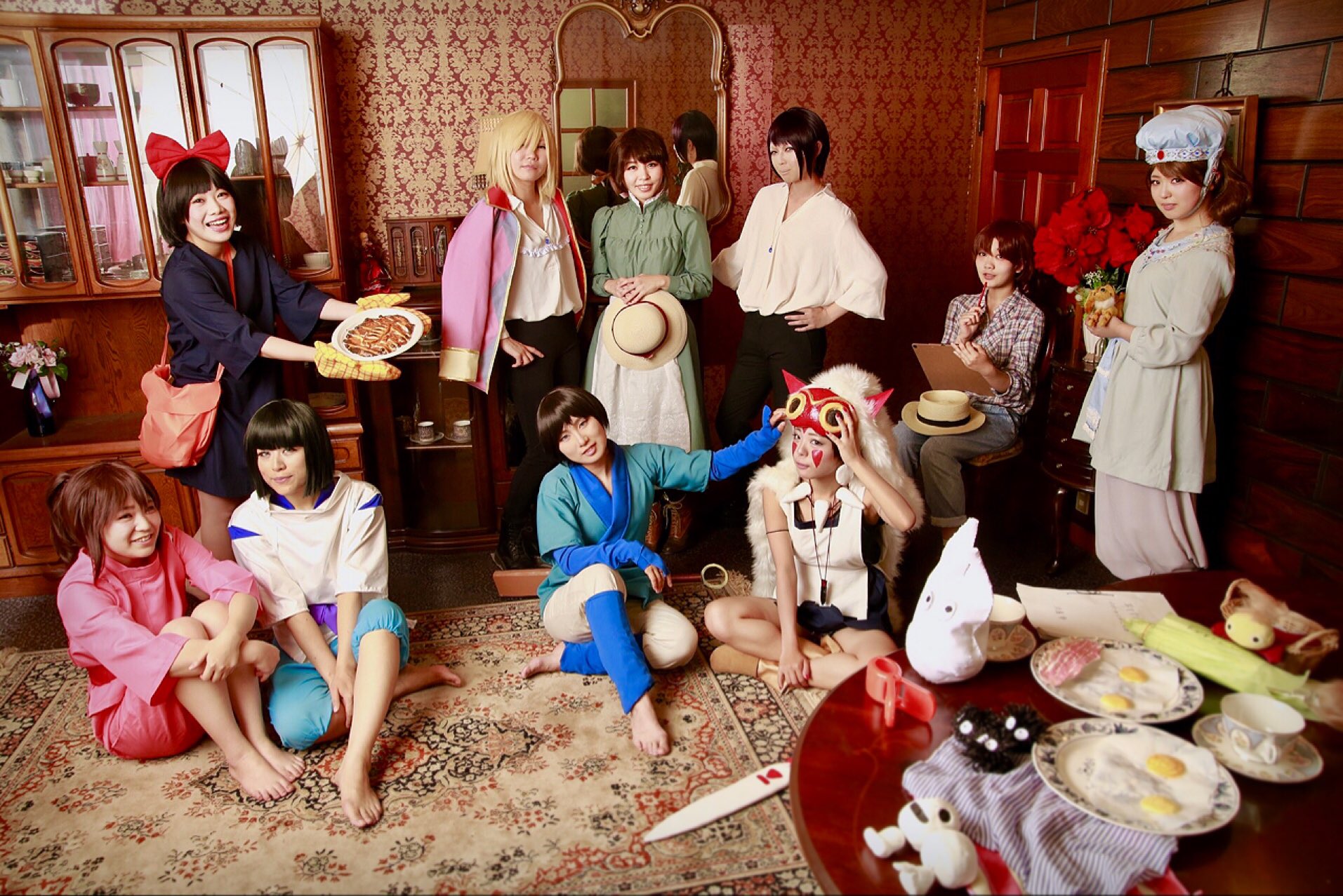 彩yuri ジブリキャラクター集合 秘密基地で会いましょう Syas さん 主催ナウシカでした 念願の併せで幸せでした 参加くださった皆様ありがとうございましたー スタジオジブリ コスプレ 0606ジブリ併せ