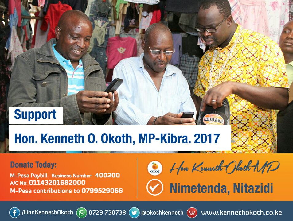 IamHumbaba's tweet photo. Together we will
You can support the best Mp in Kenya @okothkenneth As he bids for his reelection azidi kutenda https://t.co/nZIwhW9xQZ