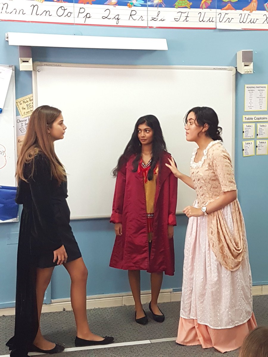 MsDonnaCopel's tweet photo. #3dmcdaa had high school drama class perform Little Black Riding Hood for us this morning! Loved this fun, dark adaptation! #daalearning https://t.co/IRpZorgHzp