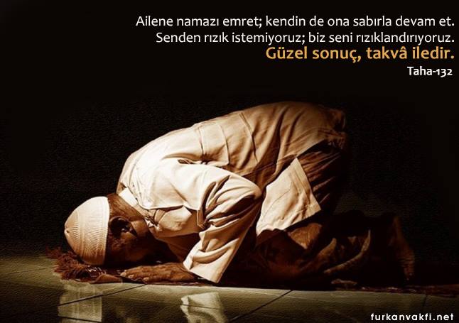 MedyaFurkan's tweet photo. Ailene namazı emret; ve sende ona sabırla devam et. Senden rızık istemiyoruz biz seni rızıklandırıyoruz. Güzel sonuç, takva iledir.
Taha-132 https://t.co/NrO4yvGvcA
