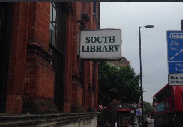 LDNLibraries's tweet photo. Day 4: #PollyHoYen visits #SouthLibrary @Islingtonlibs Wind the bobbin and all that. https://t.co/lweCy4ao7j https://t.co/1JFtXlxdhY