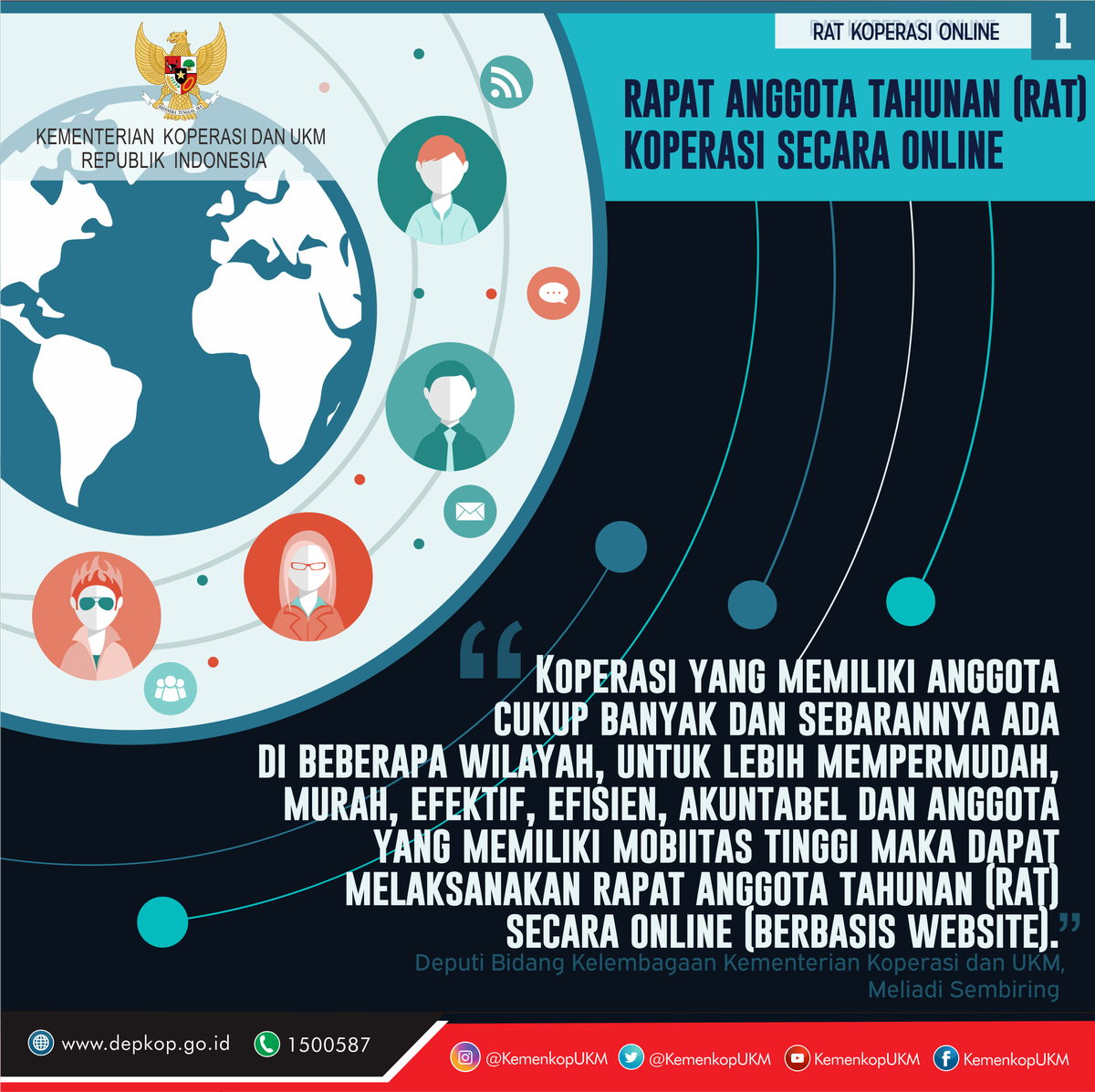 kemenhub151's tweet photo. 3. RAT Online diharapkan dapat menjadi solusi bagi permasalahan internal untuk tetap menghadirkan anggota dalam rapat anggota #RATOnline https://t.co/YZZj5srBbK