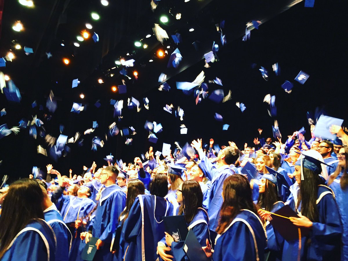 KyleMcKillop's tweet photo. The grad hat toss!
#lamlearns #sd33learn #grad2017 https://t.co/lHY8WJRAIV