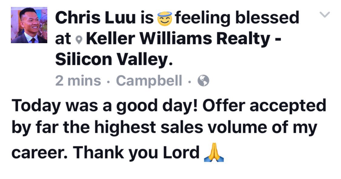 chrisluukw's tweet photo. #ChrisLuuHomes #SiliconValleyRealEstate #KellerWilliamsSiliconValley #ChrisLuuAndAssociates #KWSV #KW #Cupertino #RealEstate #RealtorLife https://t.co/ouGLsrAlmg