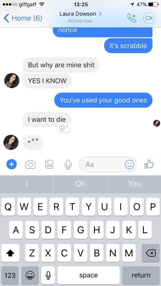 isaaacccc's tweet image. Meet @lauradowson_x, someone who kicks off when she has poor scrabble letters