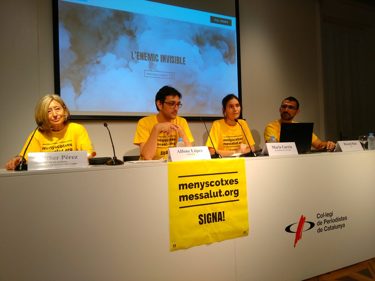 Qualitat_Aire's tweet photo. La Plataforma @Qualitat_Aire llença la campanya https://t.co/uM7IESLG3y  per reclamar mesures més efectives contra la contaminació https://t.co/g9C10bvl0N