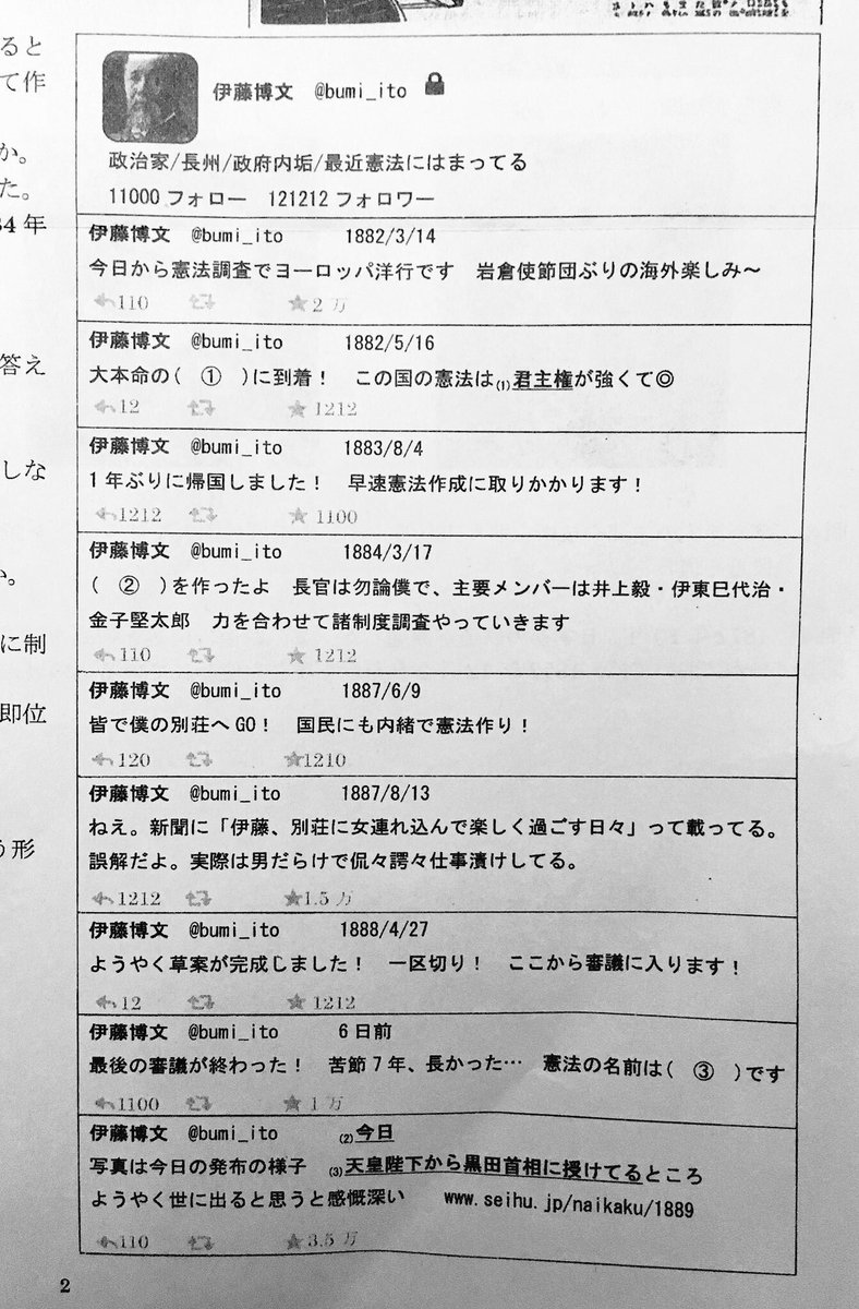 先生のセンスw現代ならではの日本史テストがやばい 話題の画像プラス 先生のセンスw現代ならではの日本史テストがやばい 話題の画像プラス