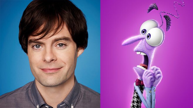 Happy 39th Birthday to Bill Hader! The voice of Fear in Inside Out.   