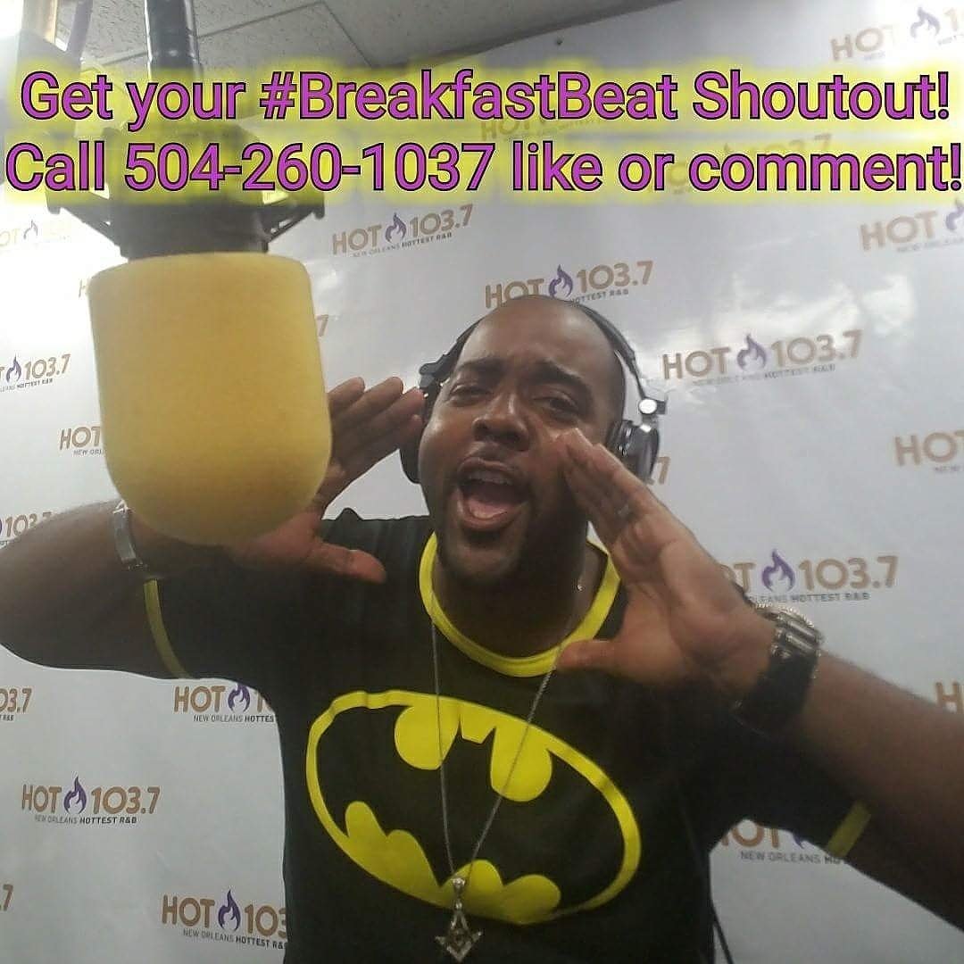 djbigabe's tweet photo. Get your #BreakfastBeat #ShoutOuts now on @hot1037nola with @djbigabe #DipSelfie #BigAbeInTheMorning #DipWitCha #WeLive https://t.co/zCra0IABy5