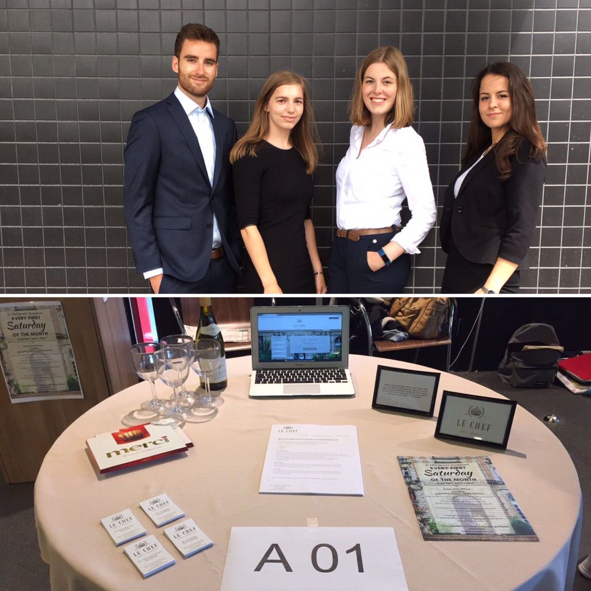 lechefhotel's tweet photo. The management of Le Chef would like to thank everyone who showed interest in our hotel at the Trade Fair today! We had a lot of fun. https://t.co/NWABwS8mne