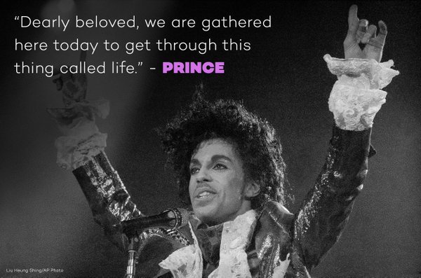 Happy birthday, Prince.   
