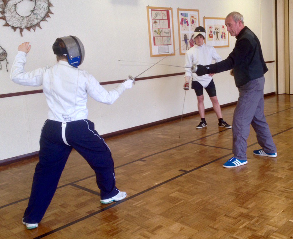 Catherine Wilson on Twitter "En garde! Perfecting the parry and