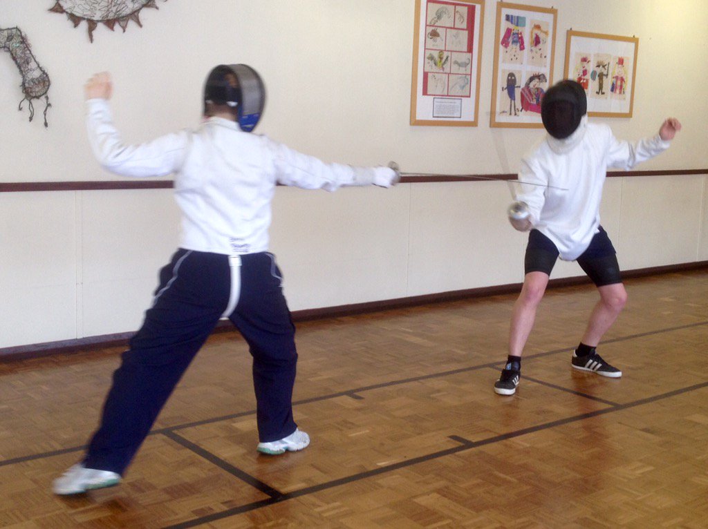 Catherine Wilson on Twitter "En garde! Perfecting the parry and