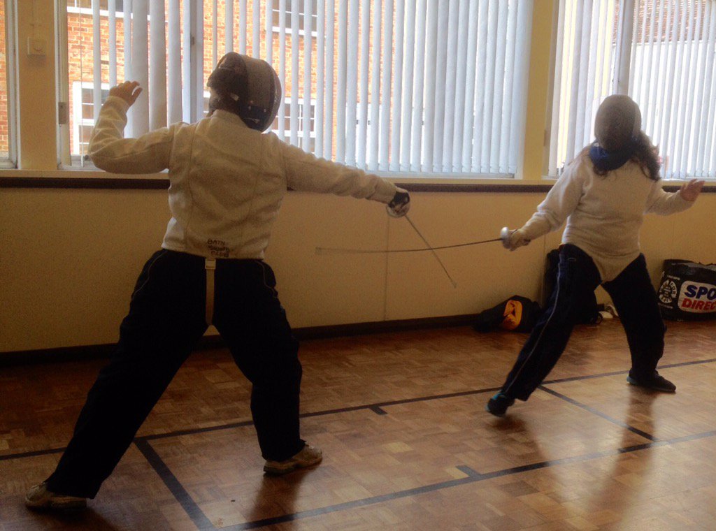 Catherine Wilson on Twitter "En garde! Perfecting the parry and