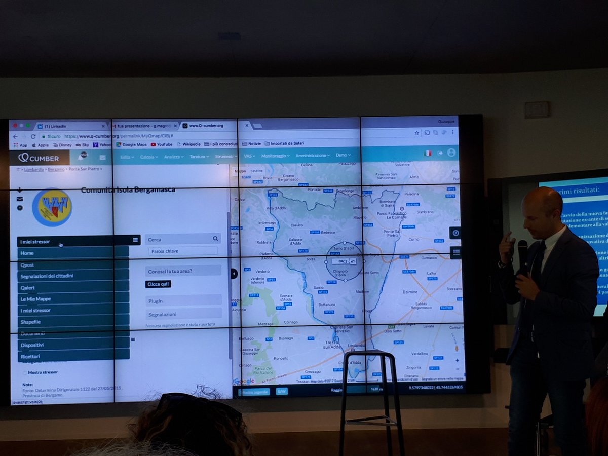 QCumber_IT's tweet photo. R. Teani Comunità Isola Bergamasca "Vogliamo dare con #QCumber un supporto agli amministratori che devono prendere decisioni" #Bergamo #IoT https://t.co/Ke0ps1DQrW
