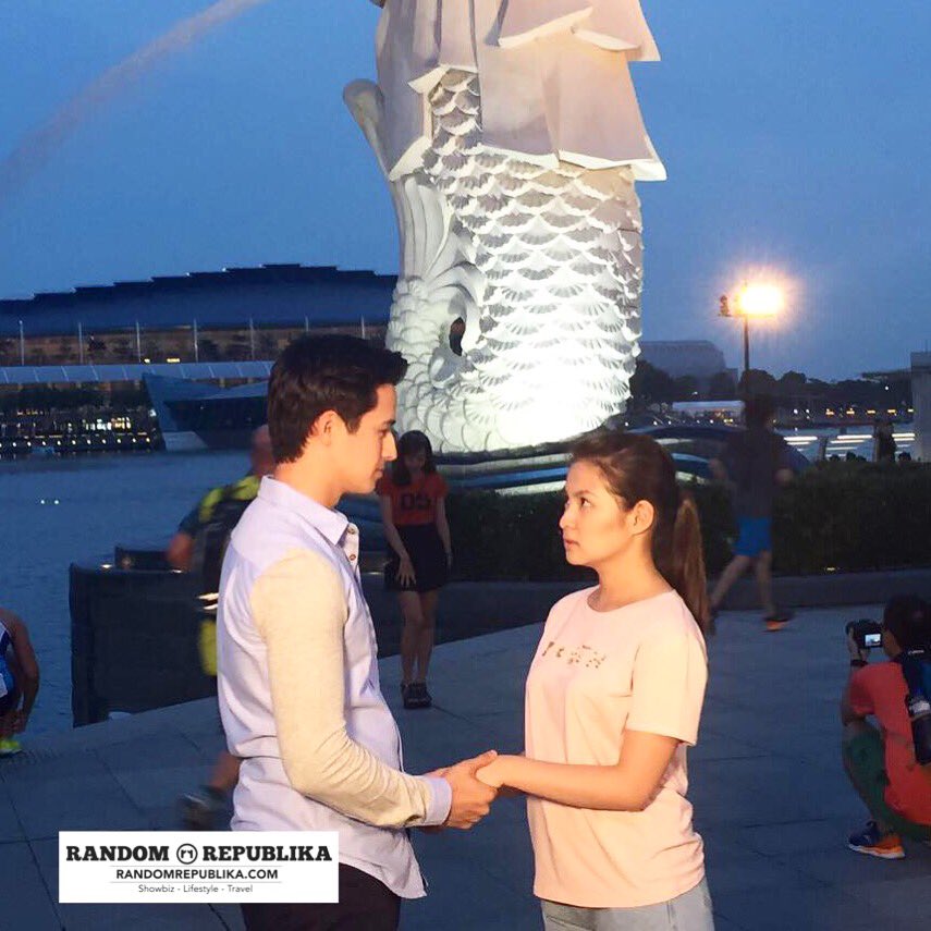 RandomRepublika's tweet photo. #MeantToBe in SINGAPORE taping | Other photos of #VanBie #AddBie #KenBie #JakBie -- #MTBinSingapore #KapusoAbroad #MTBWeMetFoughtFellInLove https://t.co/xVq99U3tIU