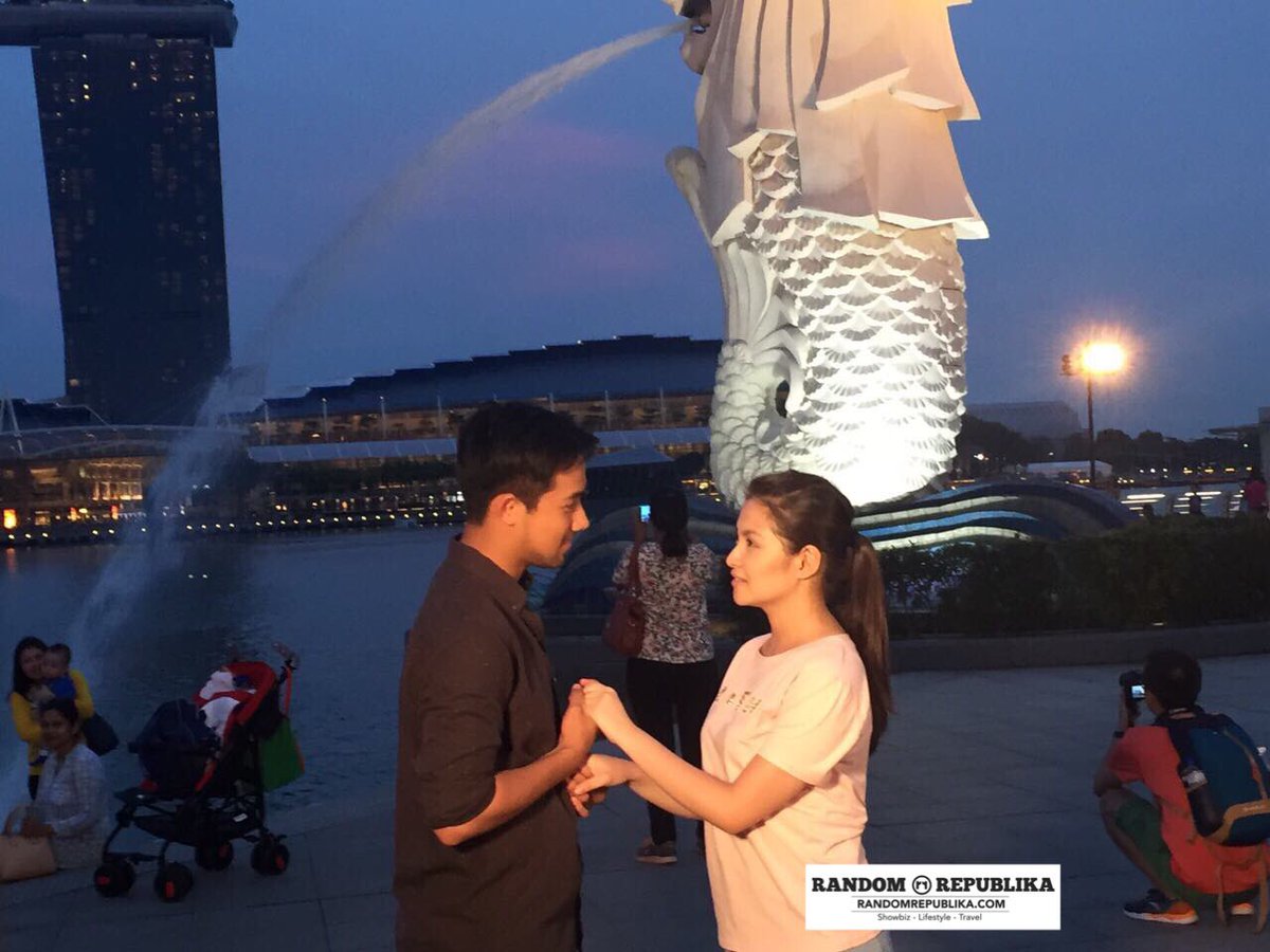 RandomRepublika's tweet photo. #MeantToBe in SINGAPORE taping | Other photos of #VanBie #AddBie #KenBie #JakBie -- #MTBinSingapore #KapusoAbroad #MTBWeMetFoughtFellInLove https://t.co/xVq99U3tIU