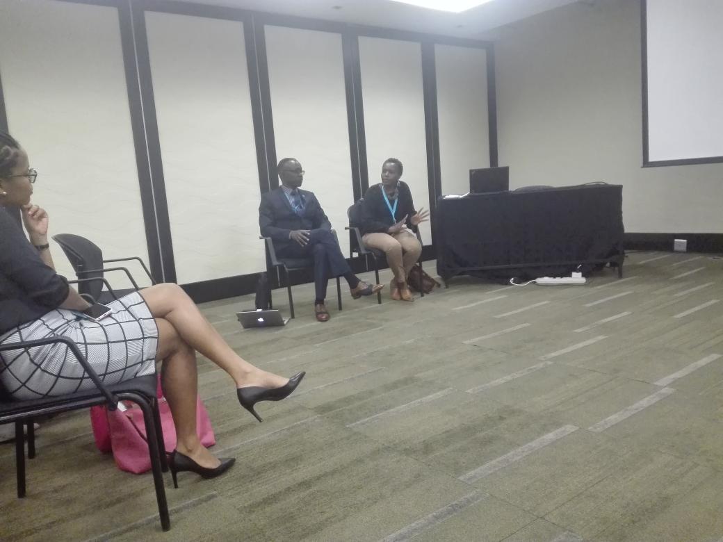 MsWotho's tweet photo. @LameOlebile Lightening talks GBV &amp; LGBTI issues #MWFCon17 #TeamBotswanadominating @WashFellowship @JubyPeacock https://t.co/CFM2Kt76pX