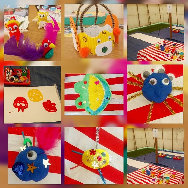 Some of the fabulous makes from our day at Pageant in the City at the weekend! Creative kids ❤️🎨 #creativekids #inspiringimaginations