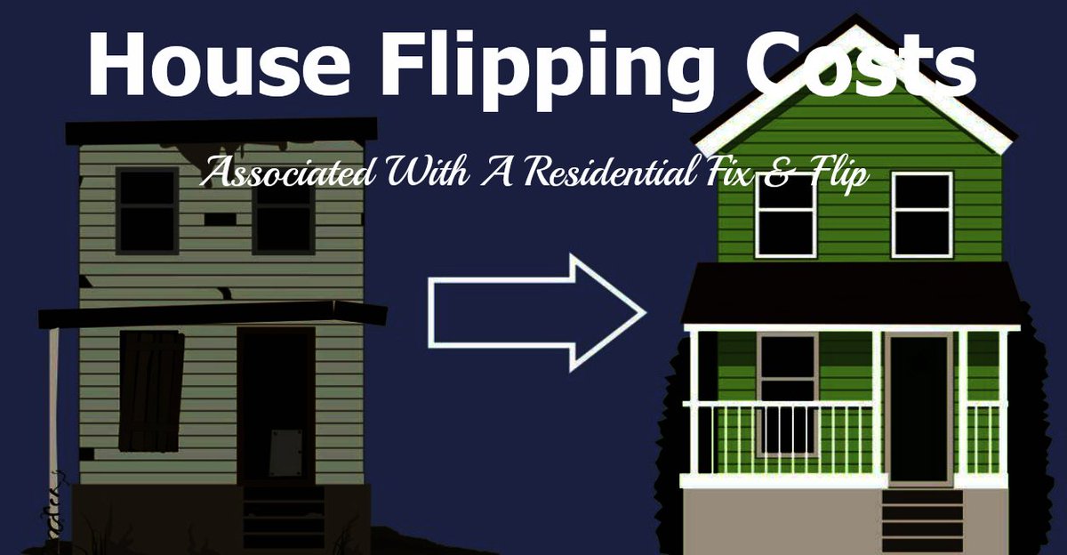 HsPropFunds's tweet photo. *House Flipping Costs Associated With A Residential Fix &amp; Flip*

https://t.co/A8mtfJoj62

#realestate #houseflipping #flipping https://t.co/U7IO7siEg6
