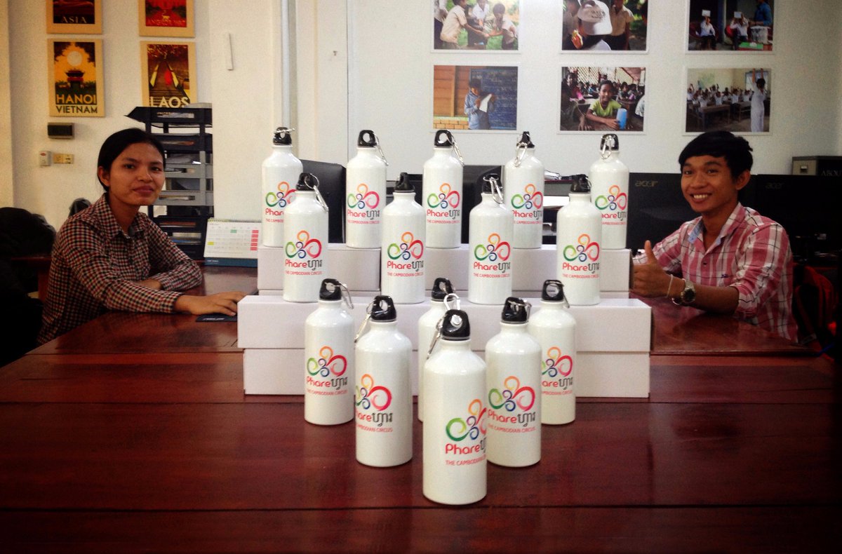 Thanks to <a href="/steppestravel/">Steppes Travel</a> for supporting both a local reusable water bottle project and the inimitable @PhareCircus!