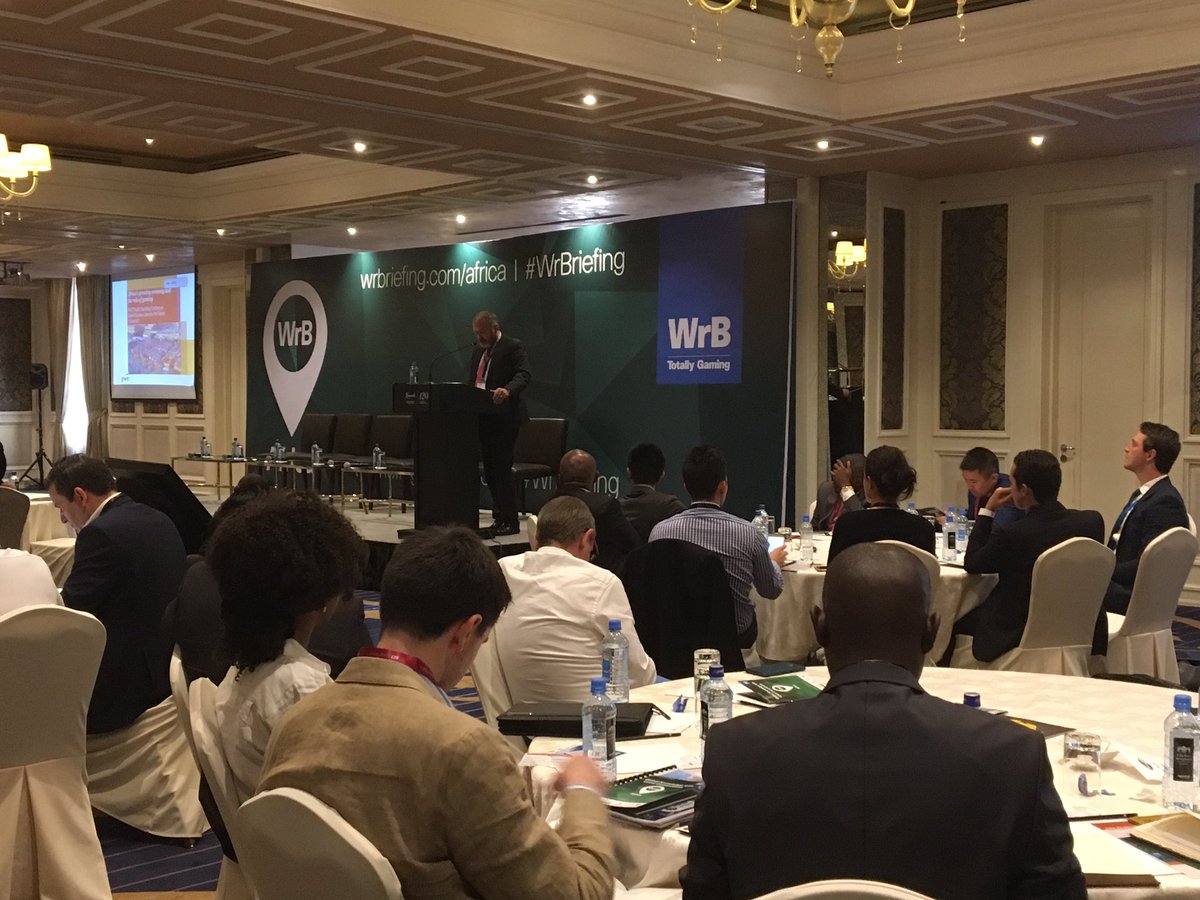 #WrBAfrica kicks off with Gareth Harrison, PwC, looking at Africa's growing economy <a href="/AfricaGaming/">Africa_Gaming</a> <a href="/PwCAfrica/">PwC Africa</a>