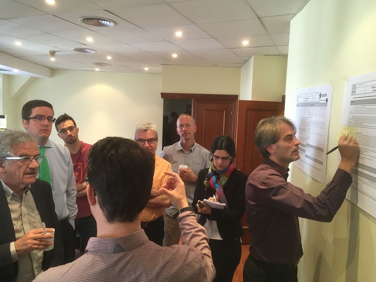 FalconH2020's tweet photo. Clarifying our Innovative Exploitable Assets - in Bilbao #EFFRA #H2020 #FoF_EU https://t.co/FJqqfWv9yD