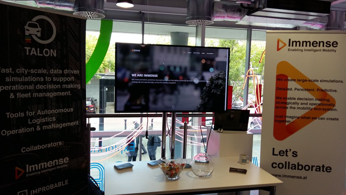 vittoria_parisi's tweet photo. We are all set up for the Imagine Conference! #immense #enablingintelligentmobility https://t.co/45dsUbDWeP