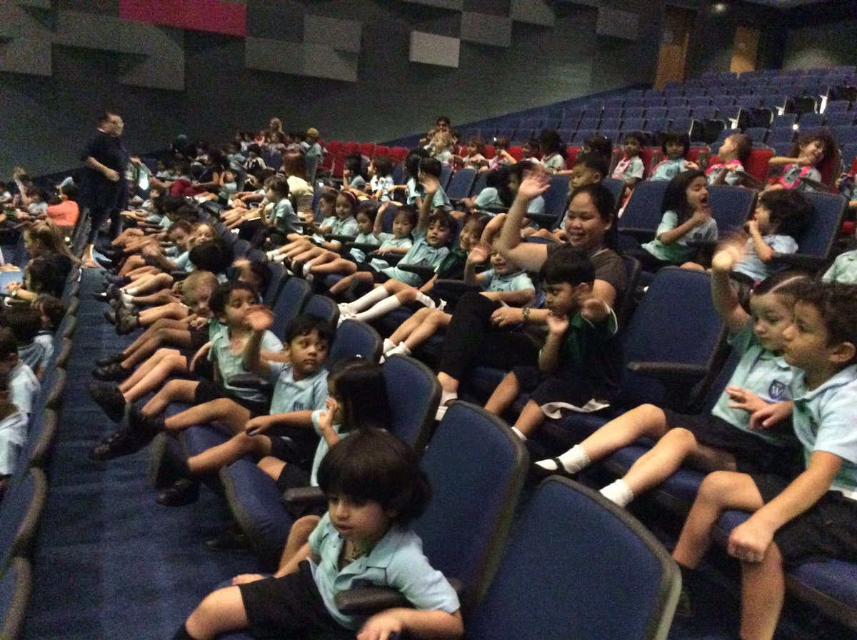 WSO_FS1's tweet photo. Duckling class thought 'the Jungle Book' show was very funny! 😂 https://t.co/AwKHPjYXK0